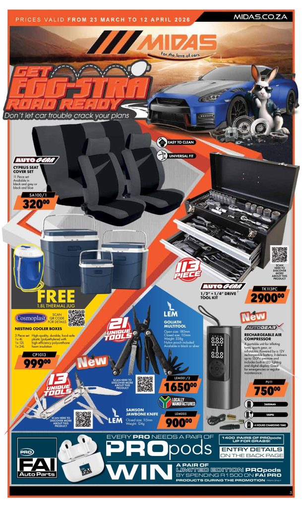 Midas Grabouw March 2026 Promotion